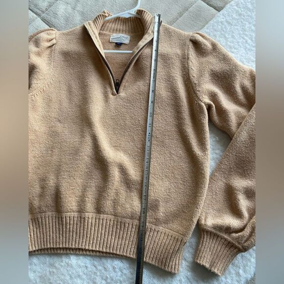 Universal Thread Tan Quarter-Zip Sweater Size Small - Picture 4 of 8